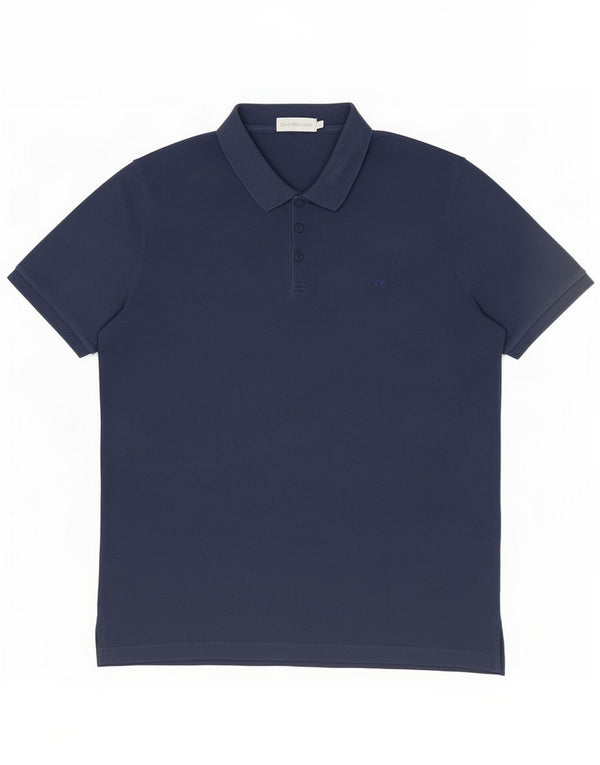 Męska koszulka polo Calvin Klein Jeans XL, granatowa, bawełniana