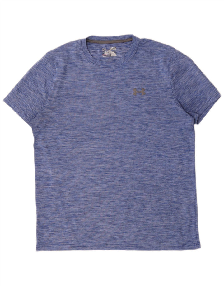 Męska koszulka t-shirt Under Armour Heat Gear z poliestru w kolorze średniego niebieskiego
