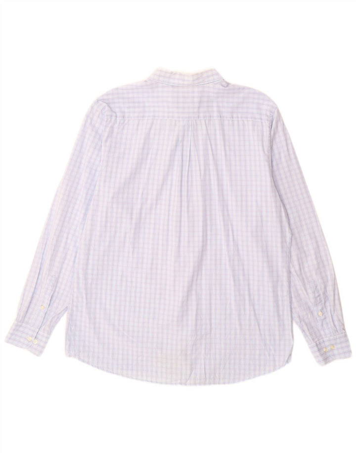 Koszula męska BARBOUR o dopasowanym kroju XL, niebieska bawełniana kratka