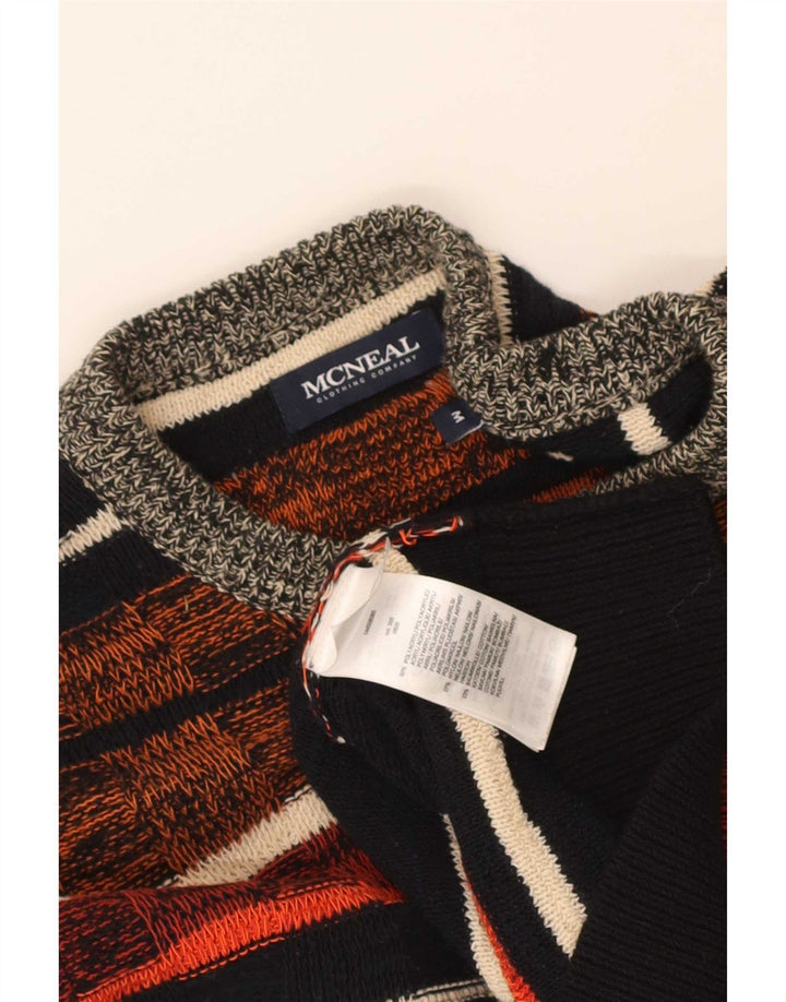 Męski sweter McNeal z okrągłym dekoltem, w średnie wielokolorowe paski