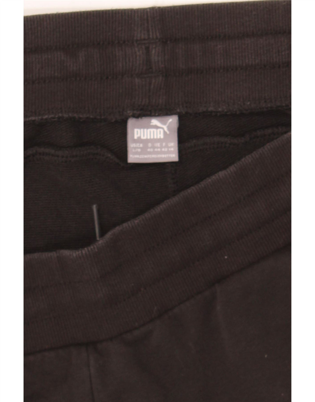 PUMA Womens Tracksuit Trousers Joggers UK 14 Large  Black Vintage Puma and Second-Hand Puma from Messina Hembry 