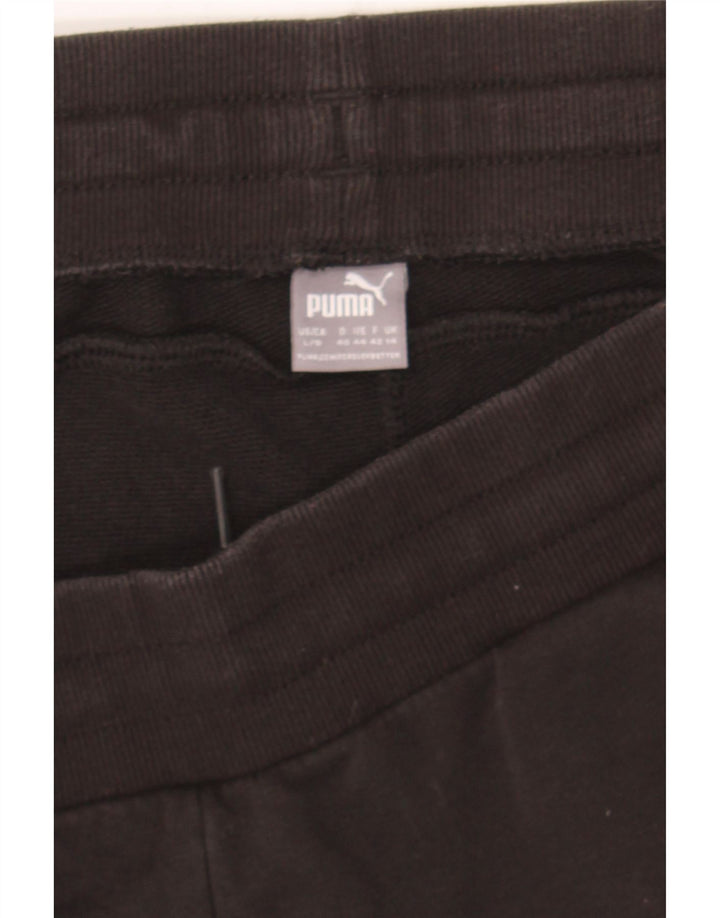 PUMA Womens Tracksuit Trousers Joggers UK 14 Large  Black Vintage Puma and Second-Hand Puma from Messina Hembry 