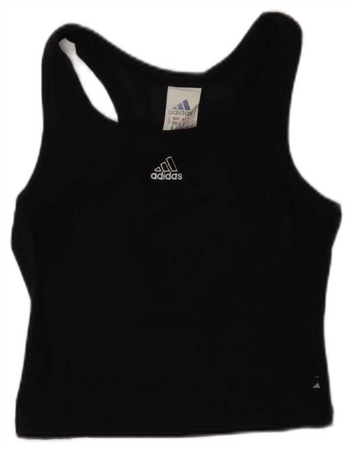 Damska kamizelka Adidas Crop Top UK 10 Small Black Poliamid