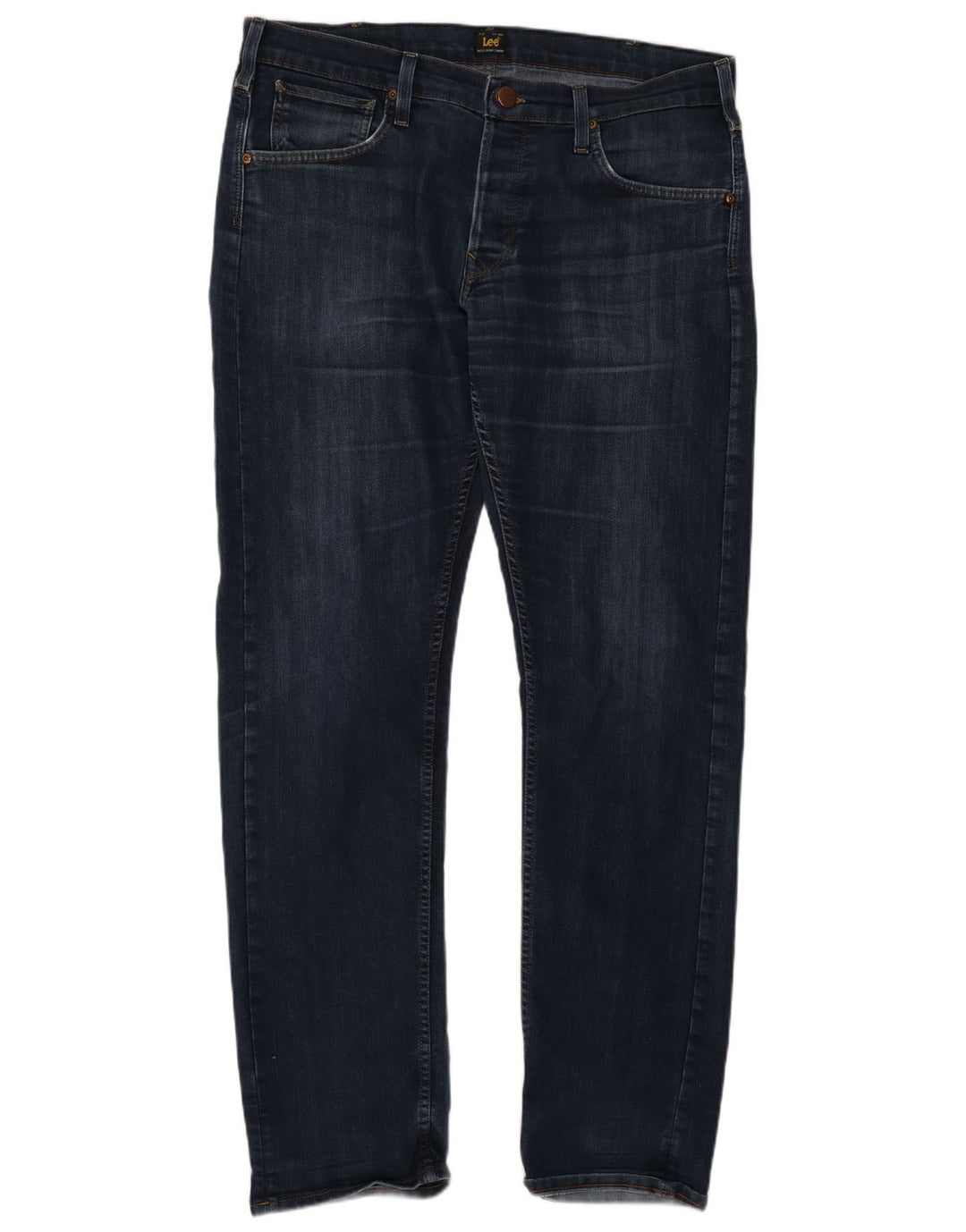 Męskie jeansy Lee Daren Straight W36 L34, niebieskie, bawełniane