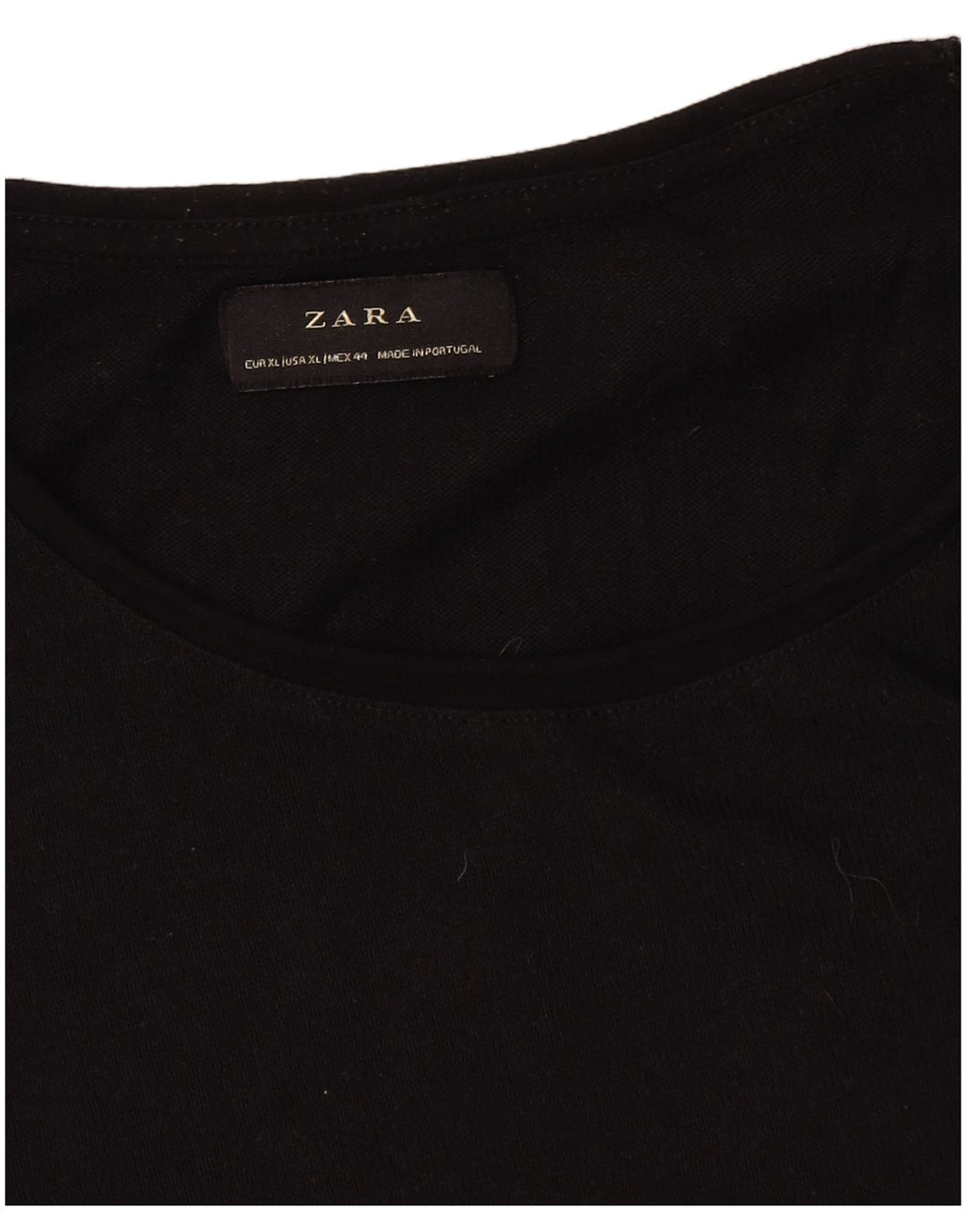 Męska koszulka T-shirt Zara XL, czarna