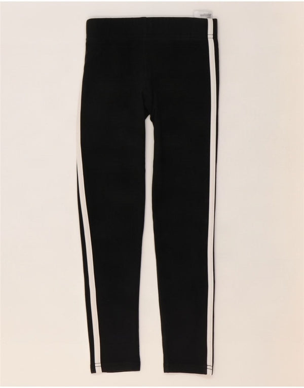 Legginsy Adidas Dziewczęce 7-8 Lat Czarne Bawełniane