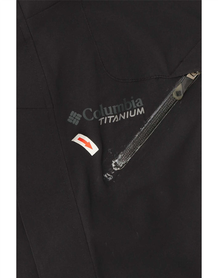 Męska kurtka wiatrówka Columbia Titanium UK 38 Średni czarny nylon