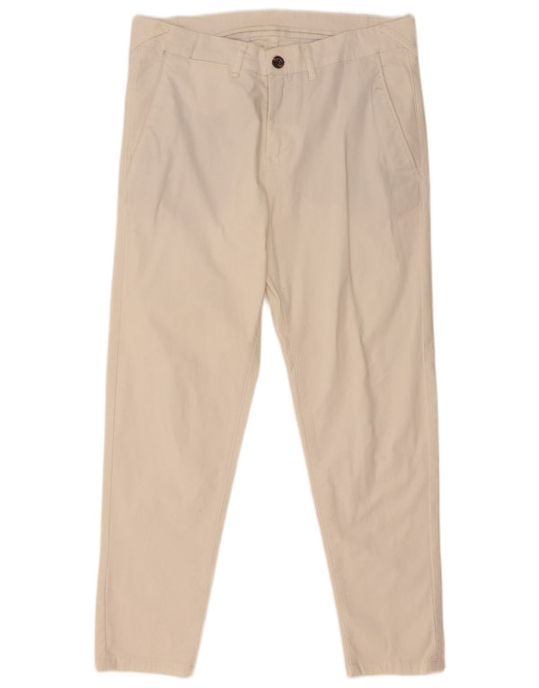 Męskie spodnie chino Zara EU 38 Small W30 L26 białe
