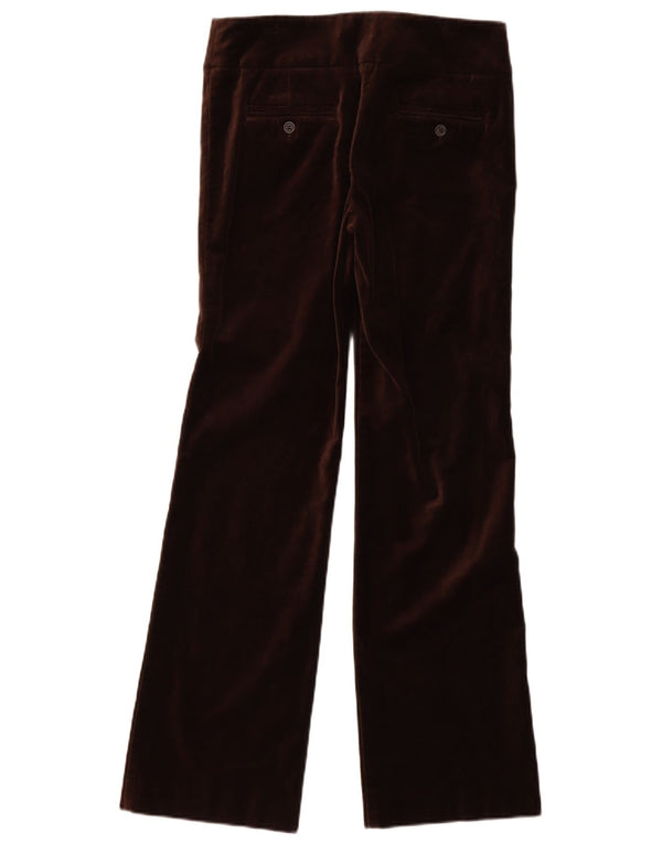 Aksamitne spodnie codzienne Monsoon Bootcut UK 8 Small W32 L32 Brązowe