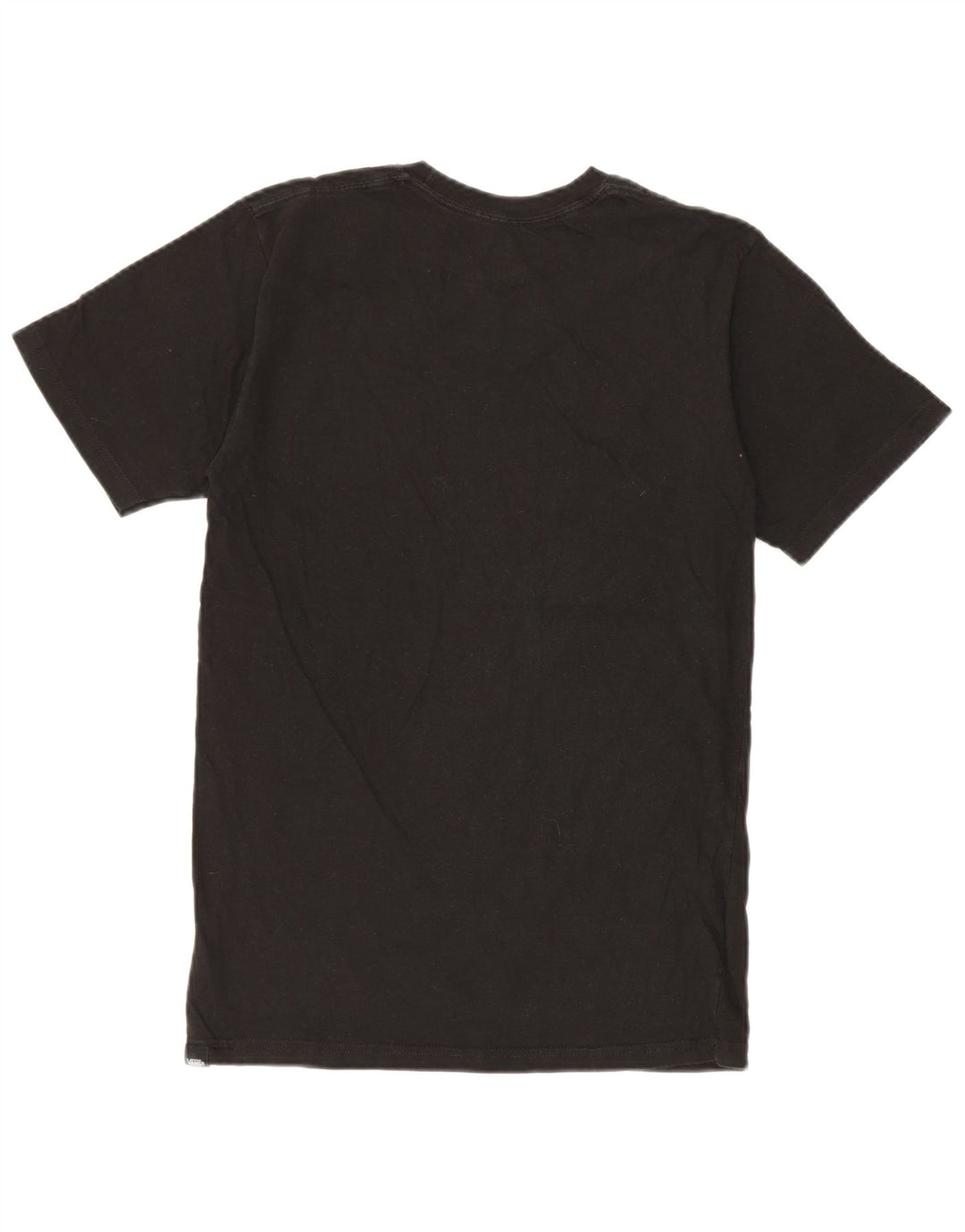Męski T-shirt z grafiką Vans o dopasowanym kroju, mały, czarny, bawełniany
