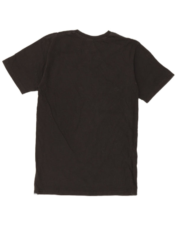 Męski T-shirt z grafiką Vans o dopasowanym kroju, mały, czarny, bawełniany