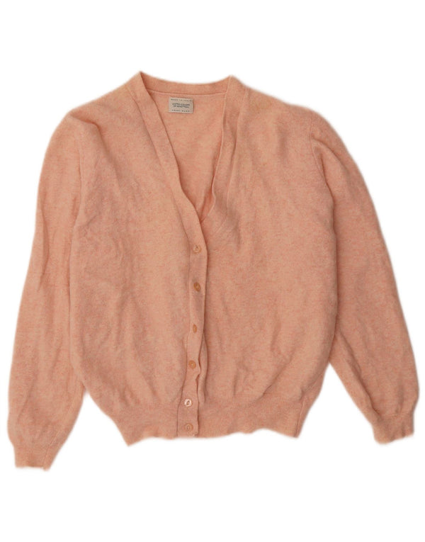 Sweter damski Benetton UK 14, duży, różowy, wełniany