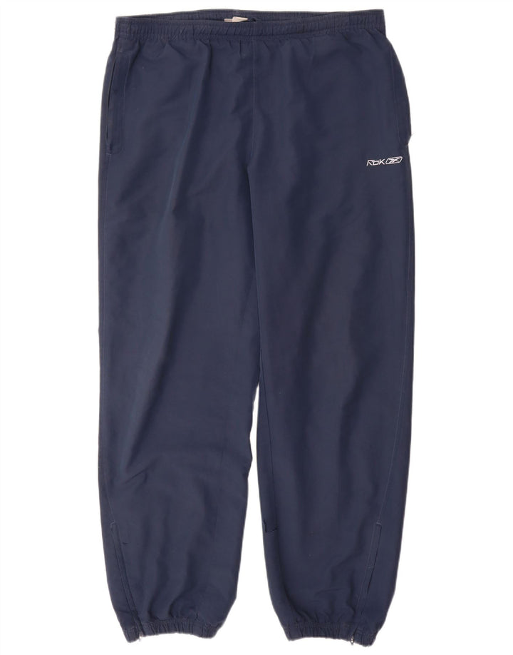 Męskie spodnie dresowe Reebok, duże, granatowe