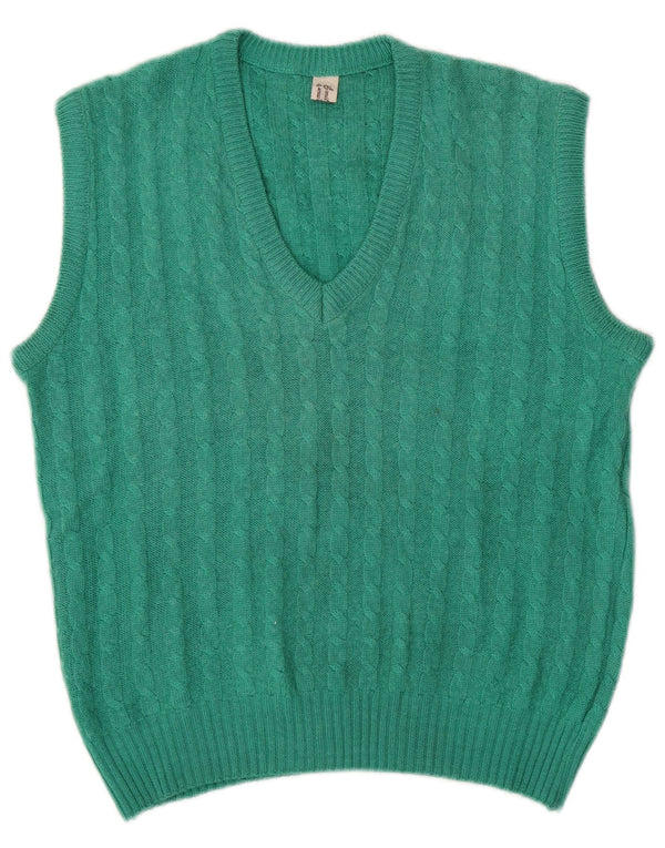 Damski podkoszulek VINTAGE z kamizelką UK 14, średni zielony