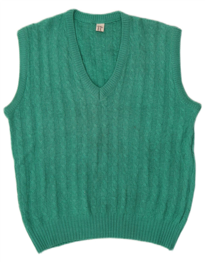 Damski podkoszulek VINTAGE z kamizelką UK 14, średni zielony