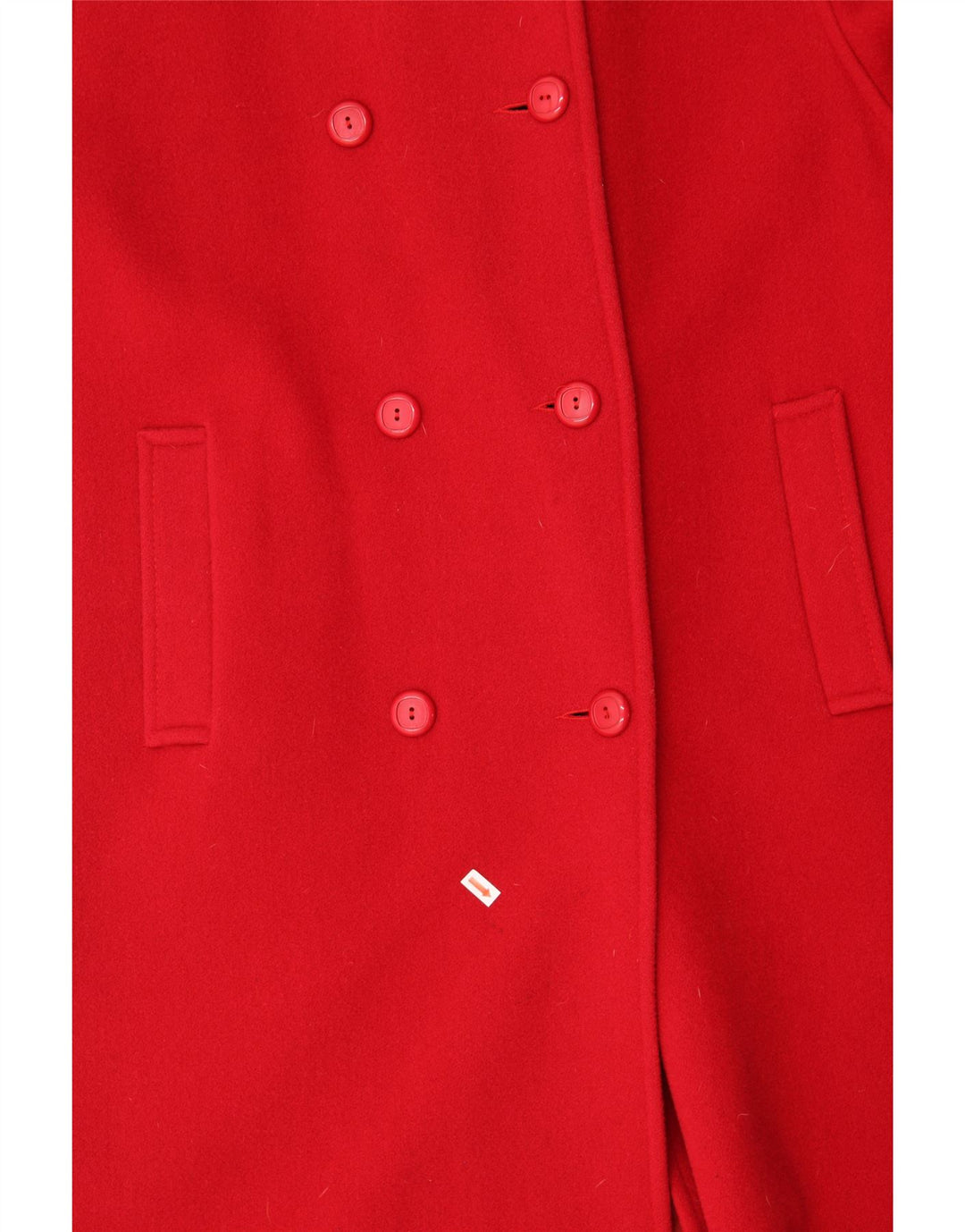 VINTAGE Womens Overcoat UK 14 Large Red Wool Vintage Vintage and Second-Hand Vintage from Messina Hembry 