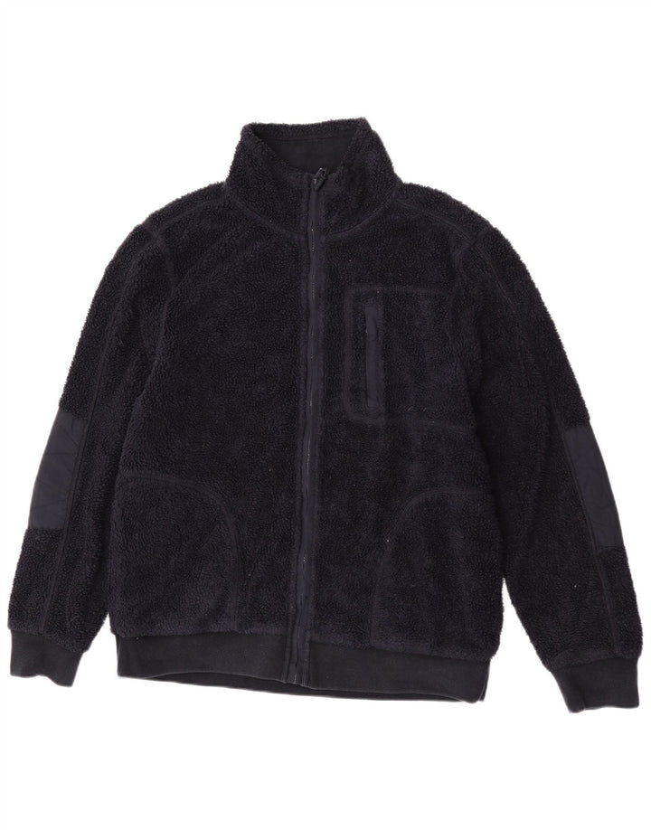 Męska kurtka polarowa Fat Face UK 38, średni granatowy poliester