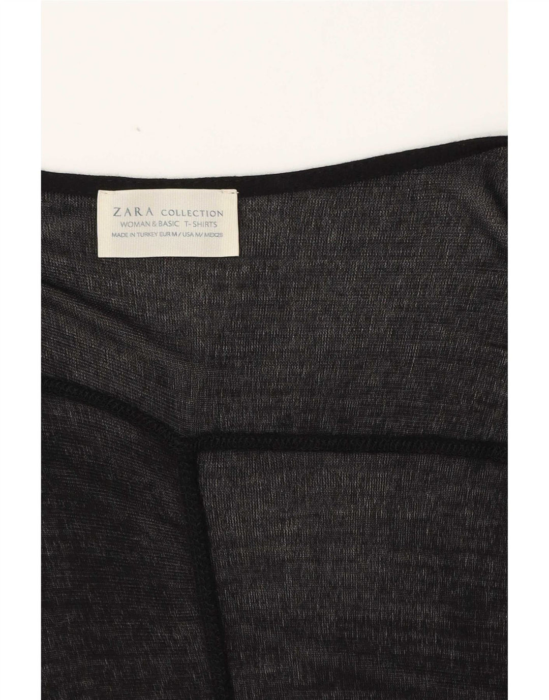 Damski, oversize'owy, długi, otwarty sweter rozpinany Zara UK 14, średni czarny