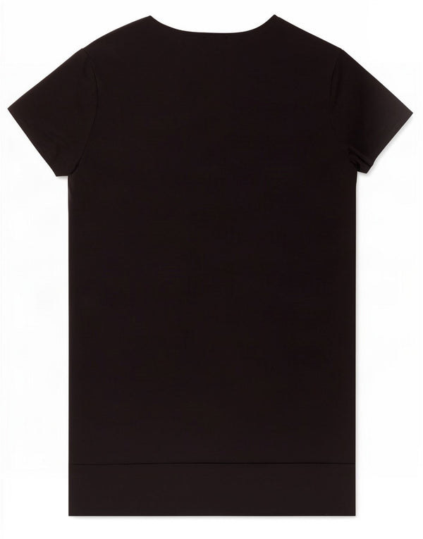 T-shirt damski Zara Trafaluc Top UK 16, duży, czarny, bawełniany