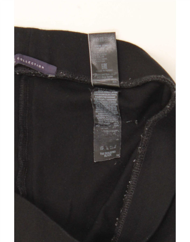 Damskie legginsy Marks & Spencer Stirrup UK 12, średnia czarna wiskoza