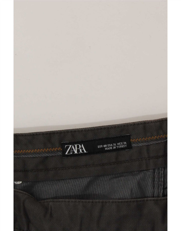 Męskie spodnie typu slim casual Zara EU 40 Medium W31 L32 szare