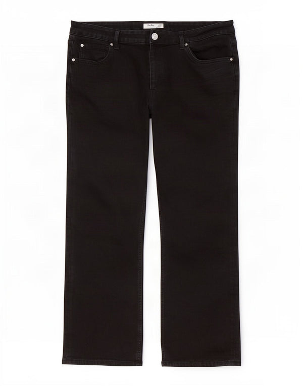 Dżinsy Marks & Spencer Damskie The Eva Crop Bootcut UK 20 2XL W40 L27 Czarne