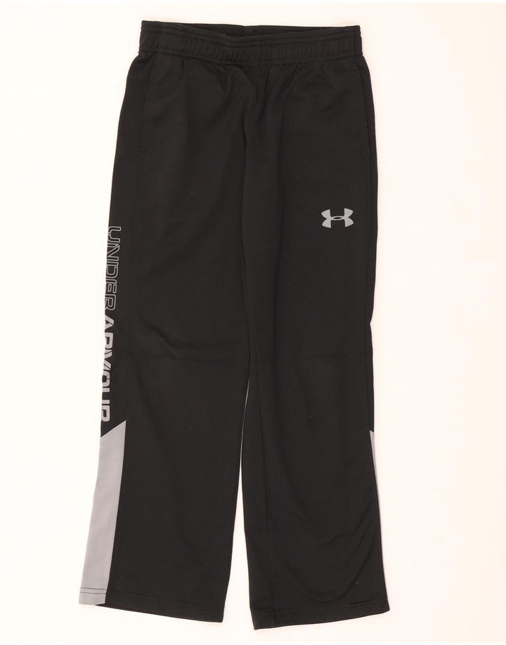 Chłopięce spodnie dresowe UNDER ARMOUR 6-7 lat XS W22 L22 Czarne