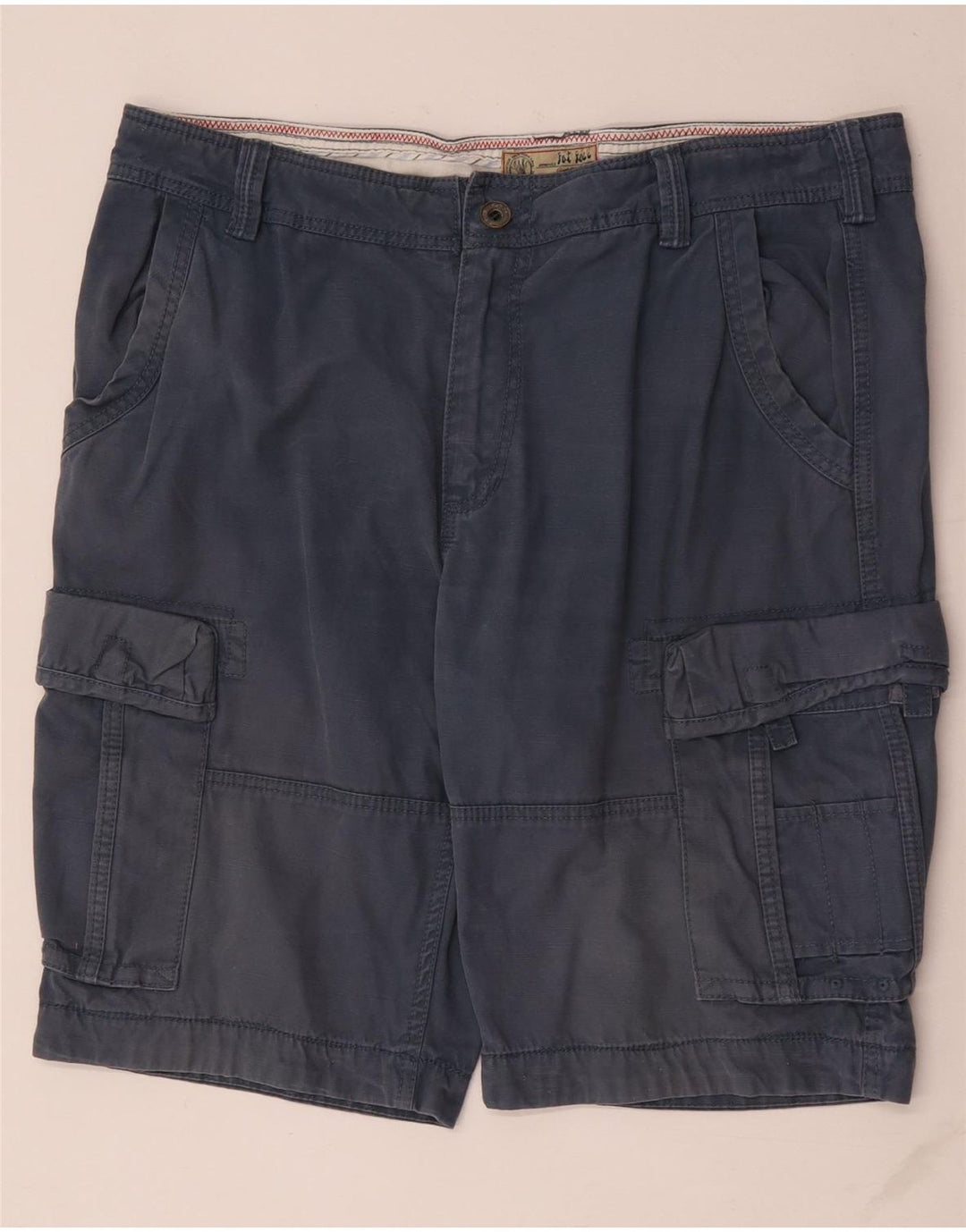 Męskie spodenki cargo Fat Face W38 XL granatowe, bawełniane