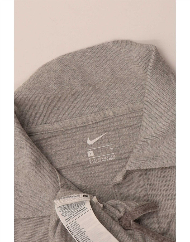 Męska koszulka polo z grafiką Nike HELLAS VERONA, mała, szara, bawełniana
