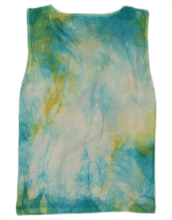 Top damski Benetton z kamizelką UK 4 XS, wielokolorowy Tie Dye