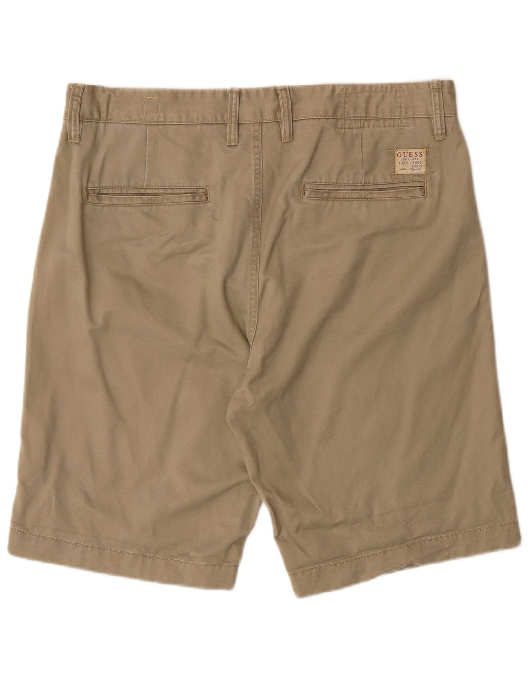 Męskie spodenki Chino Guess W33 Średni Beż, Bawełna