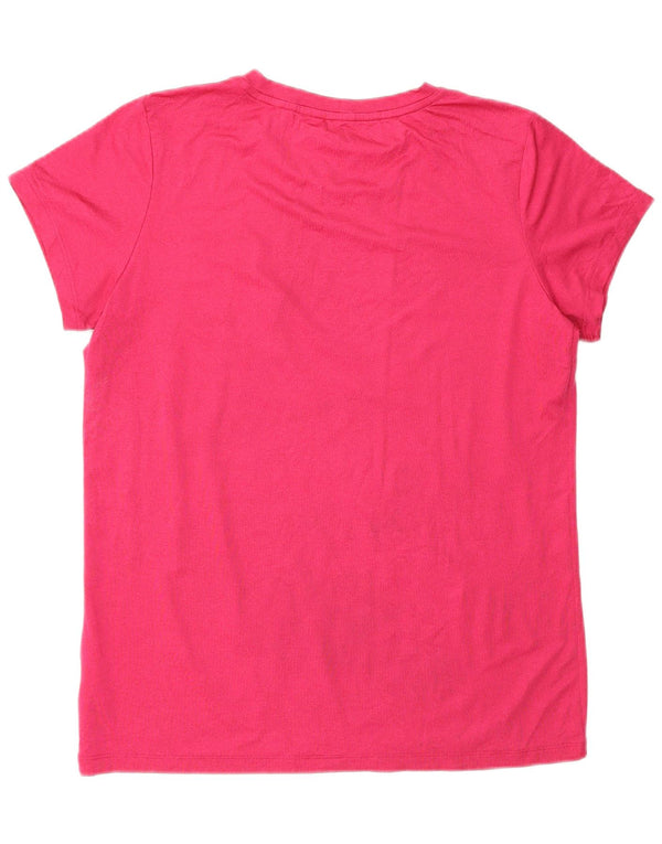 T-shirt damski Reebok Top UK 14 Średni różowy poliester