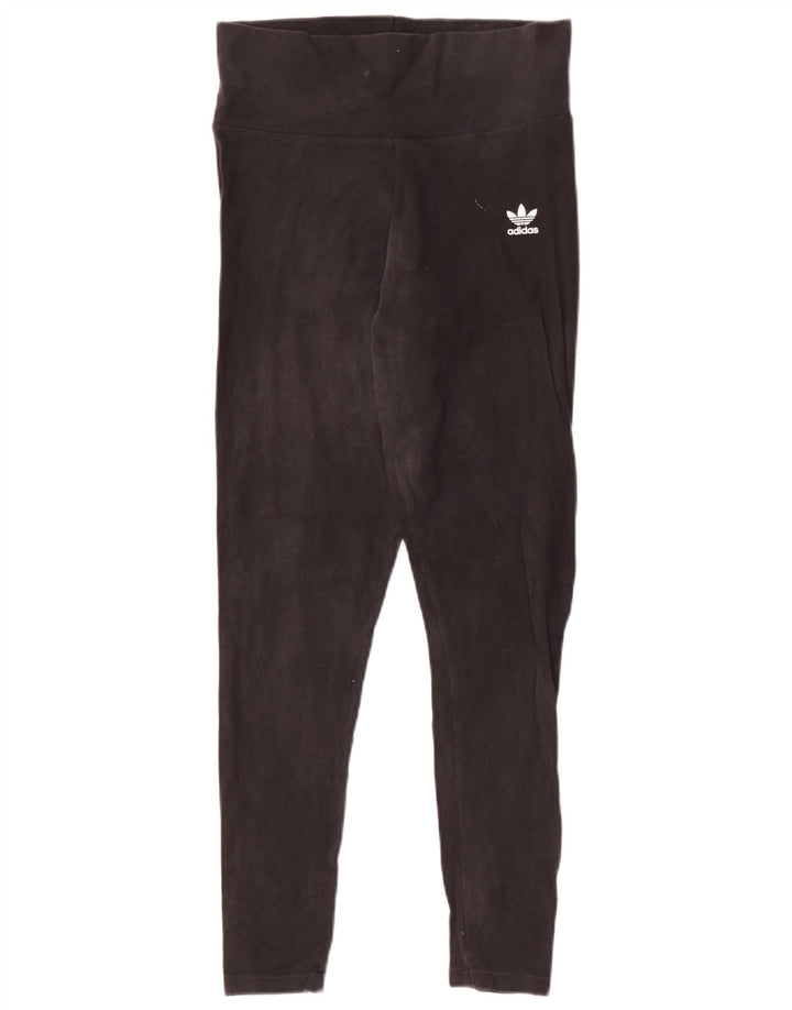 Legginsy damskie ADIDAS UK 12, średnie czarne