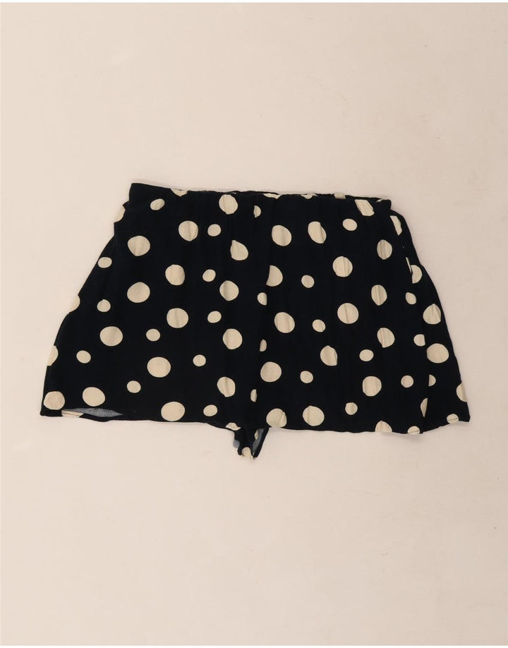 Damskie szorty Zara Casual, duże W32, czarne kropki, wiskoza