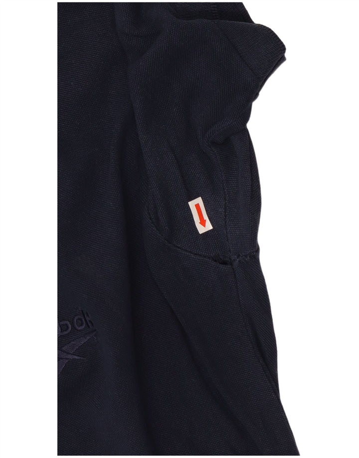 Męska koszulka polo REEBOK, duża, granatowa