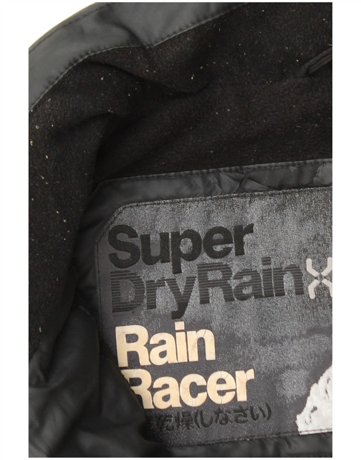 SUPERDRY Mens Padded Gilet UK 40 Large Black Polyester