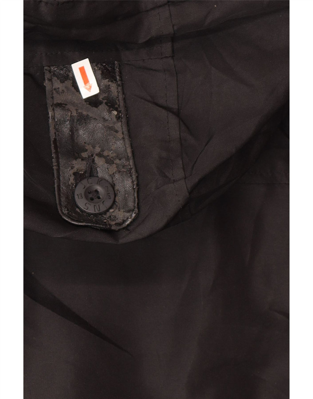 Męska kurtka bomberka z kapturem Jack & Jones UK 36, mała, czarna, poliamidowa
