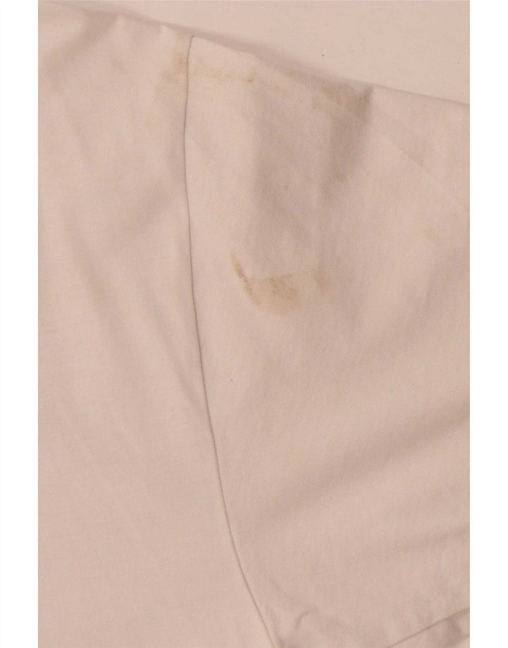 Męska koszulka t-shirt Vans o klasycznym kroju, średnia, biała, bawełniana