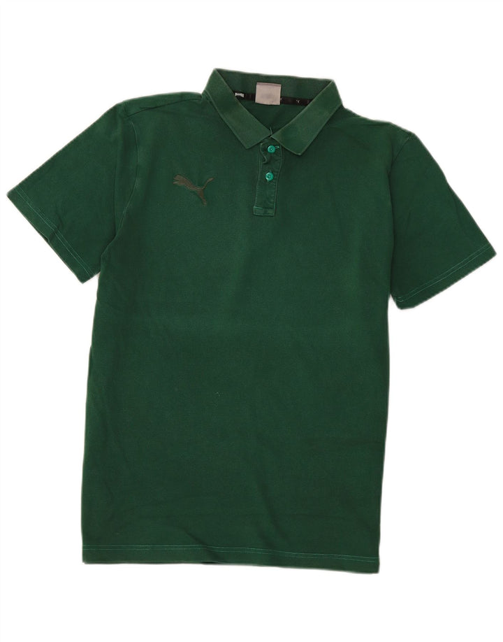 Męska koszulka polo Puma, kolor średni zielony