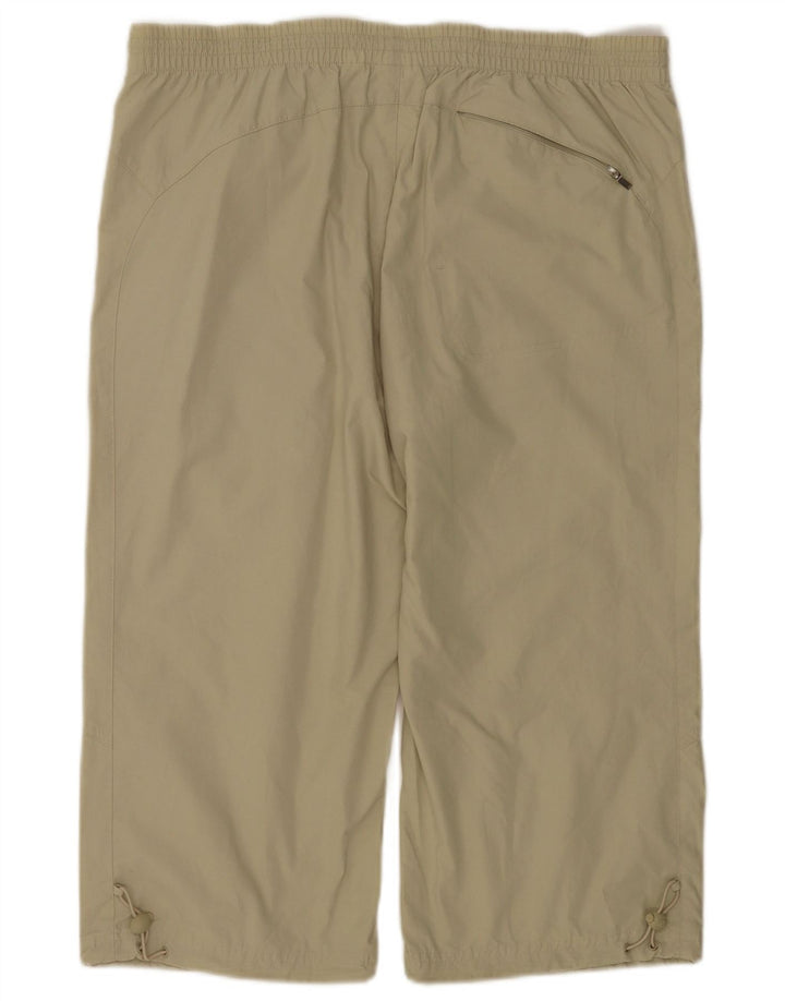 Męskie spodnie dresowe Adidas Capri, średni khaki, poliester
