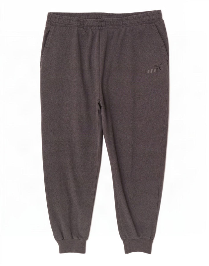 Męskie spodnie dresowe Puma Joggers 3XL Szara bawełna
