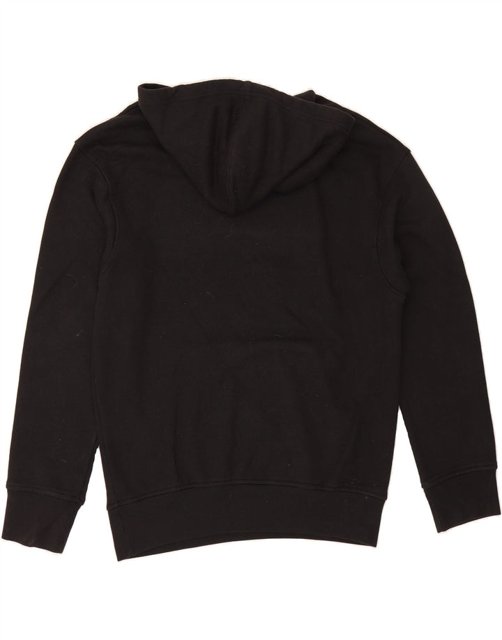 LEVI'S Mens Graphic Hoodie Jumper Medium Black Cotton Vintage Levi's and Second-Hand Levi's from Messina Hembry 