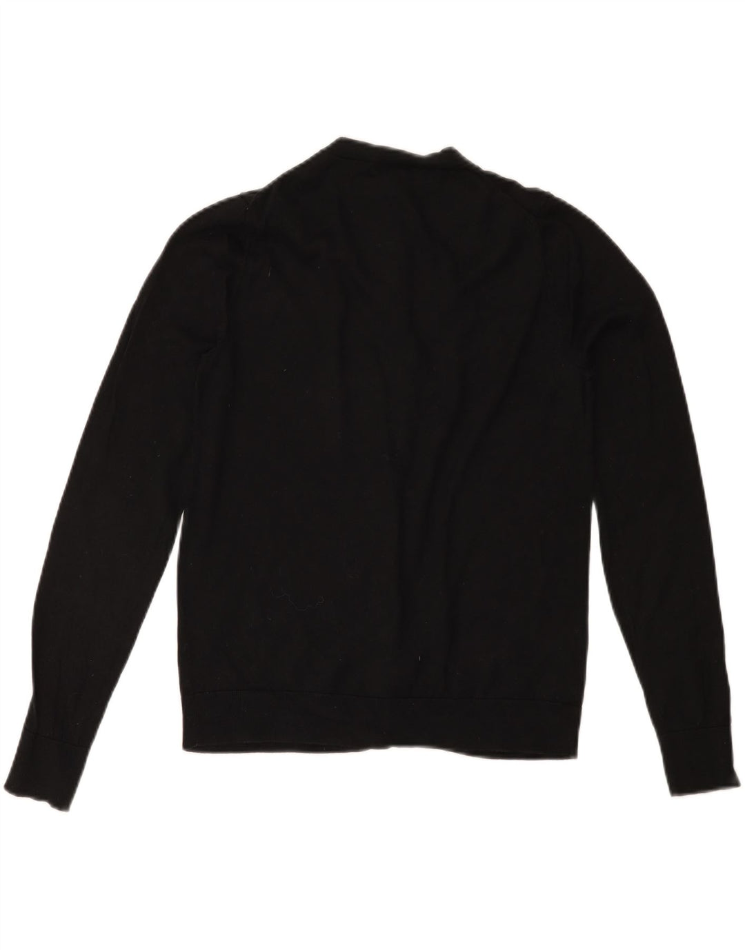 J. CREW Womens Cardigan Sweater UK 14 Medium Black Cotton Vintage J. Crew and Second-Hand J. Crew from Messina Hembry 