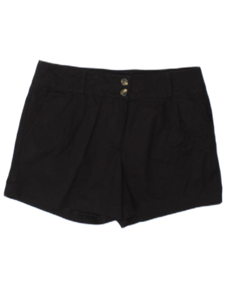 Damskie spodenki chino Oasis UK 12 Medium W32, czarna bawełna