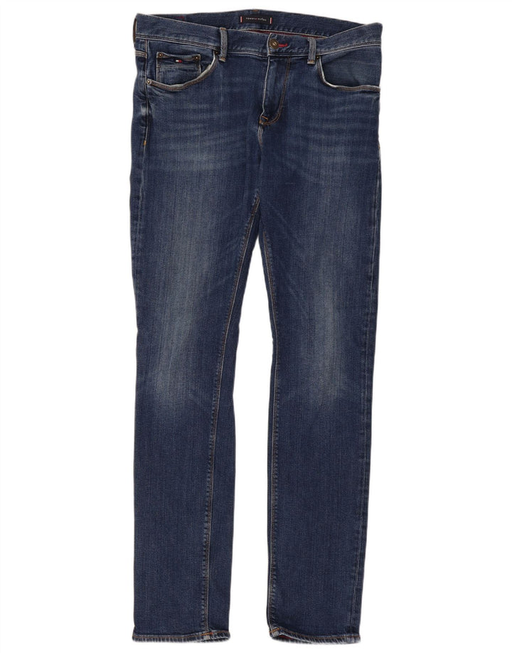 Męskie dżinsy Tommy Hilfiger Bleecker Slim W34 L34 Niebieskie