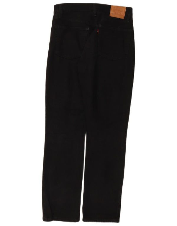 Damskie jeansy Levi's 501 Straight W26 L28 Czarne
