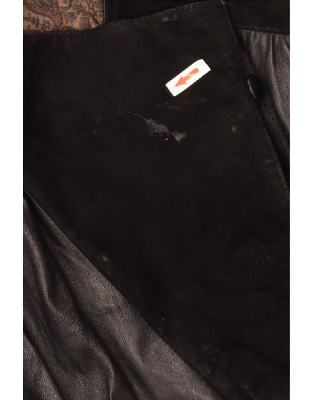 Vintage damska kurtka skórzana UK 14 Medium Black
