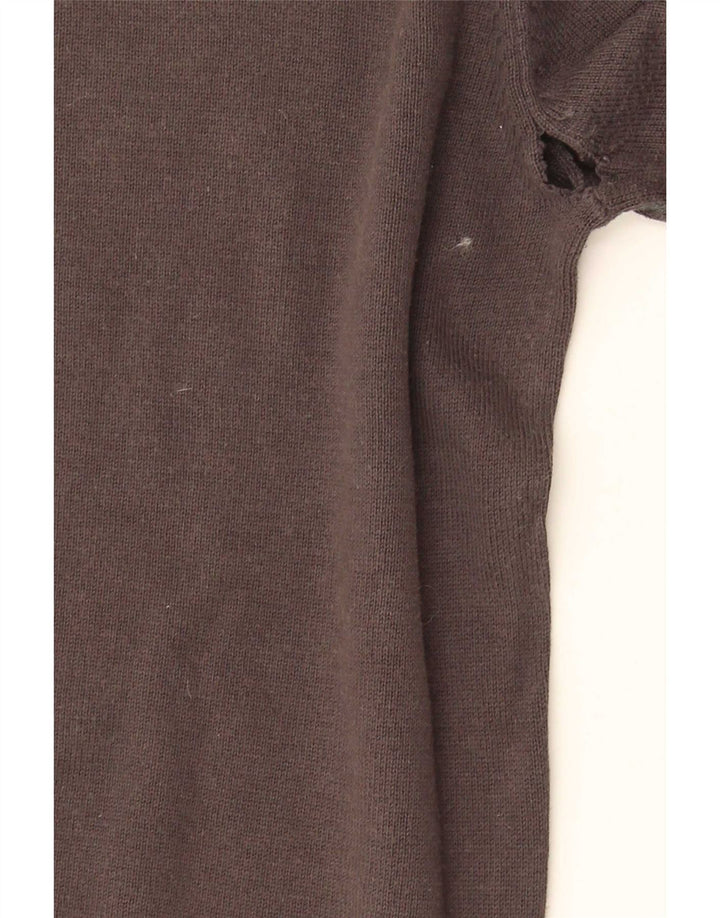 Męski sweter Jack & Jones z dekoltem w kształcie litery V, duży, szary, wykonany z tkaniny argyle/diamentowej bawełny