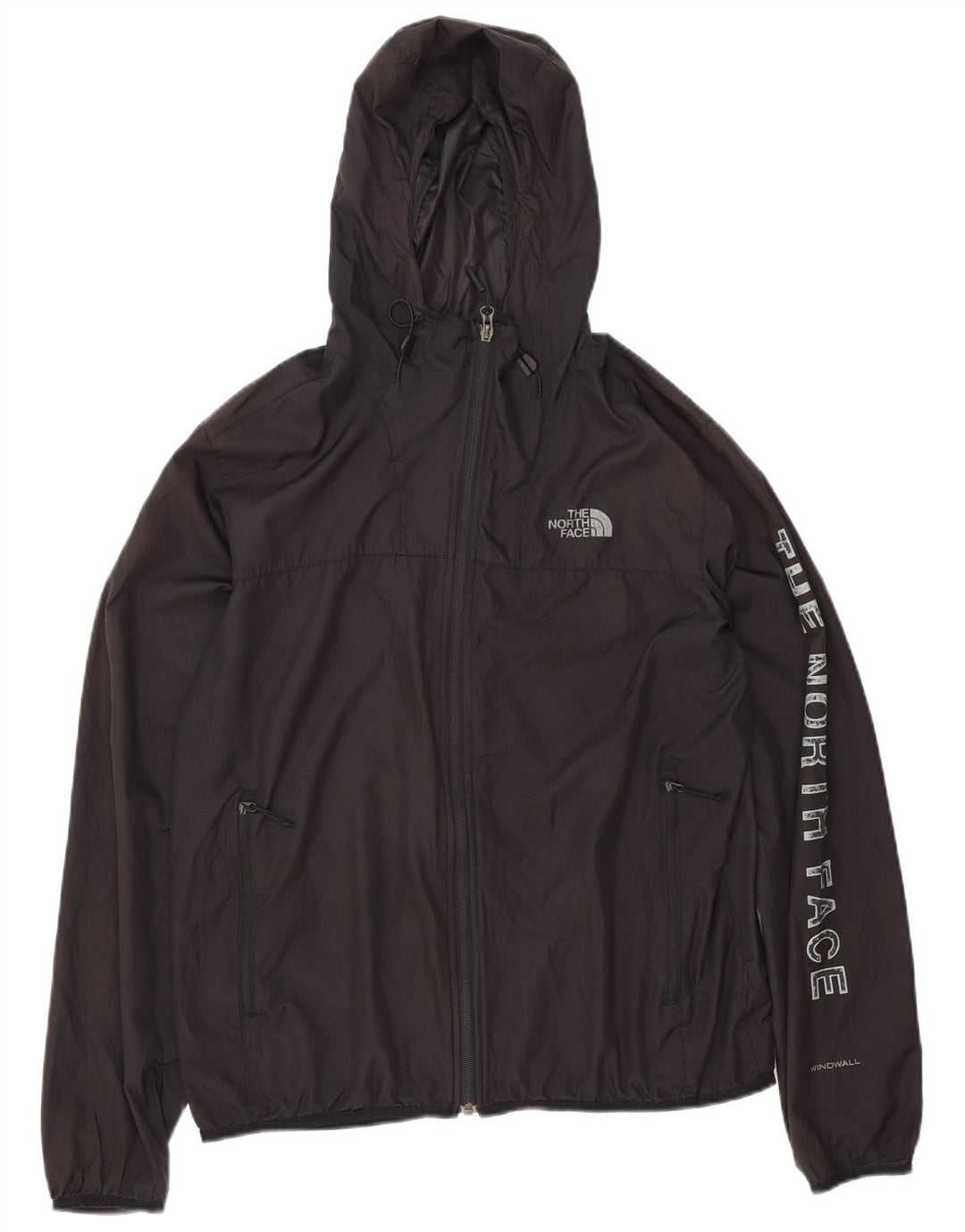 Męska kurtka przeciwdeszczowa z kapturem The North Face, UK 38, średni czarny poliester