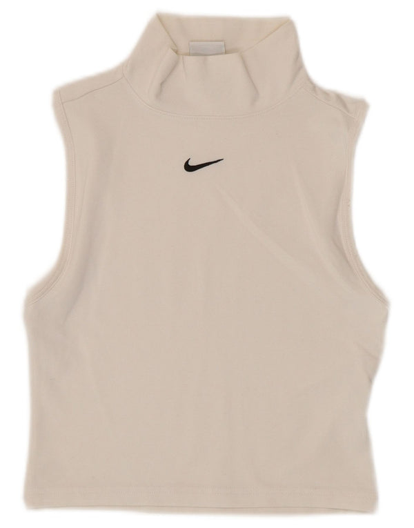 Damska koszulka z krótkim rękawem Nike, UK 4 XS, biała